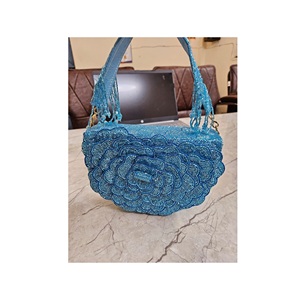 Best Quality New Arrival Embroidery <b>Work</b> Rose Flap Clutch for Girls Daily Life Use <b>Bag</b> Available at Affordable Price - Product Image 1