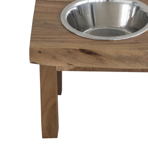 ชามให้อาหารสุนัขเป็นมิตรต่อสิ่งแวดล้อมชามสัตว์เลี้ยงทำจากสแตนเลสทนทานดีไซน์ไม่ลื่น - Product Image 3