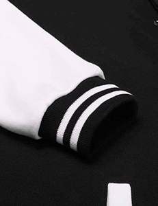 แจ็คเก็ตบอมเบอร์มีซิปหนังแท้สำหรับผู้หญิงเสื้อกีฬามหาวิทยาลัยกลางแจ้งกลางแจ้งฤดูหนาวโลโก้ออกแบบได้ตามต้องการ - Product Image 6