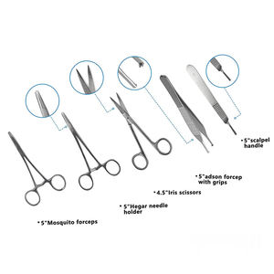 MEDIHEAL SURGICAL CORPORATION MSC-H-3280 Kit de Práctica de Sutura de 5 Piezas: Mango de Bisturí, Aguja, Pinzas, Almohadilla de Sutura (Clase I) - Product Image 5