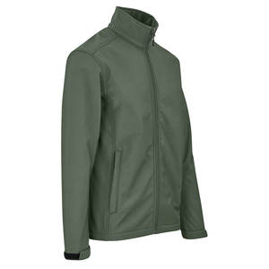 Venta directa de fábrica, precio razonable, chaqueta Softshell de secado rápido para hombre, chaqueta Softshell de talla grande de Color sólido de la mejor calidad para hombre - Product Image 3