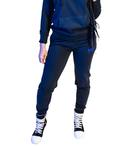 Zeta Phi Beta Sorority mujeres 1920 letra griega azul real Blanco polar chándal conjunto bordado Sudadera con capucha y pantalones de chándal traje - Product Image 3