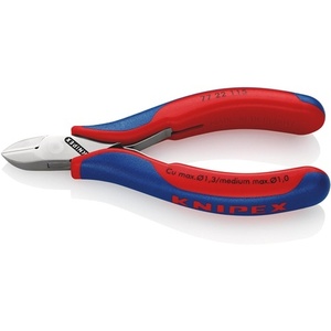 คีมตัดด้านข้างอิเล็กทรอนิกส์ KNIPEX ขนาด 115 มม. รูปทรง 2 ด้านเฉียง ไม่มีด้ามจับหลายชิ้นส่วน คีมขัดเงาแบบกระจก - Product Image 1