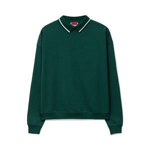 Wholesale Autumn Winter Solid Color Long Sleeve Sweatshirt Heavyweight 100% Cotton Crewneck Custom Logo <b>Hoodie</b> for <b>Men</b> - Product Image 6