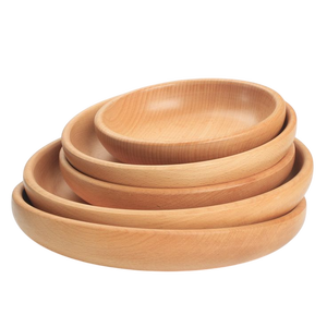 Vintage Wooden Bowl <b>Dinnerware</b> for Party Catering Available in Unique Design and Shape - Product Image 2