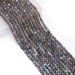 Cuentas Redondas Lisas de Labradorita AAA+ de 6 mm, Cuentas Sueltas de Labradorita Natural con Fuego, Piedras Semipreciosas para la Fabricación de Joyas - Product Image 6