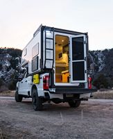 Camper pop-up pour pick-up avec cuisine, camper tout-terrain pop-up, camper imperméable, lit d'expédition fabriqué en aluminium et fibre de verre