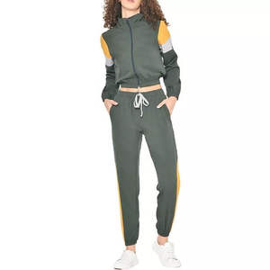 Nueva llegada transpirable cómodo señoras precio al por mayor mujeres chándal mejor alta calidad de manga larga mujeres chándal conjuntos - Product Image 4