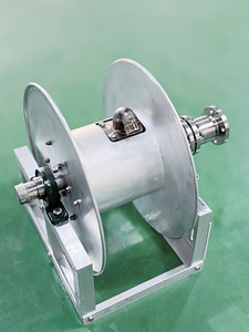 OEM ODM 2 <b>Inch</b> Aluminum Aviation Multi Wrap <b>Hose</b> Reel 273W Custom Industrial Fluid Transfer for Petrol Petrol Service Equipment - Product Image 2