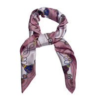 Impression de foulards en soie avec logo personnalisé Impression numérique douce et légère Design élégant Mode féminine Impression de foulards en soie