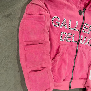 เสื้อมีฮู้ดสำหรับผู้ชายผ้าคอตตอนพิมพ์ลายพลอยเทียม500 GMS สไตล์กีฬาลำลอง - Product Image 4