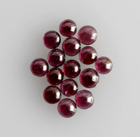 Garnet naturel du Mozambique rose-rouge 12 mm non traité 2 carats, marque AMARA, pierre précieuse pour la fabrication de bijoux, qualité supérieure, anneaux, pendentif