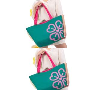 Best Seller KLM Reusable Jungle Green <b>Canvas</b> <b>Tote</b> <b>Bag</b> <b>with</b> <b>Zipper</b> Closure Lightweight Tear Resistant Made in Indonesia - Product Image 5