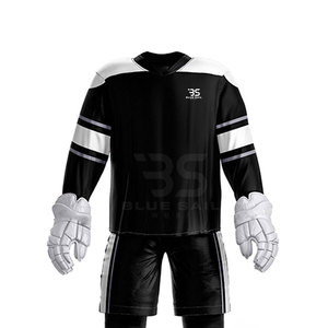 Uniforme personnalisé de hockey sur glace de haute qualité 2024 quantité minimale de commande bas Faites votre propre équipe de conception technique de sublimation professionnelle OEM - Product Image 5