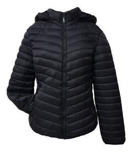 Blouson bouffant de haute qualité pour femmes de taille plus sur mesure couleur unie 100% polyester matériel Stand Blousons bombardiers pour l'hiver - Product Image 4