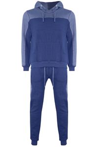 100% algodón sólido transpirable gimnasio Fitness conjuntos ropa deportiva personalizada chándal deportes al aire libre entrenamiento Jogging dos piezas Fitness conjunto - Product Image 4