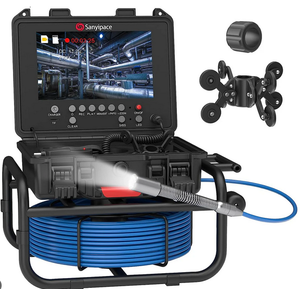 NUEVO SANYIIPACEE Cámara de Inspección de Alcantarillado con Cable Flexible de 9 Pulgadas y Contador de Metros - Product Image 1