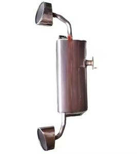 Usine prix de gros accessoires de système d'échappement automatique de haute qualité en acier inoxydable 409 silencieux d'échappement pour Hyundai Tuscon - Product Image 3