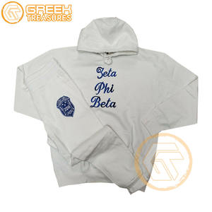 Chándal bordado de lana de algodón Zeta Phi Beta, chándal para mujer, ropa de hermandad, ropa de fraternidad de alta calidad hecha a medida - Product Image 4