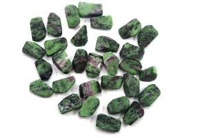 10ชิ้นทับทิม zoisite ทับทิมธรรมชาติอัญมณีหลวมขนาด20-24มม - Product Image 3