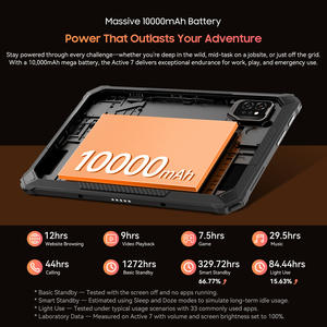 <b>Tablet</b> PC with Camping Light Android 15 <b>11</b>'' 16MP Rear Dual Sim 60HZ Active 7 Rugged <b>Tablet</b> 4G LTE 8GB 128GB NFC Business Pad - Product Image 5