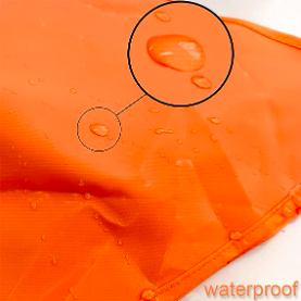 KHAMPA Blaze Orange Sécurité Blaze Chasse Sécurité Magnétique Comprend Sac de Transport 15 3/4 Pouces Par Côté 100 Sq Par Panneau Camping 1L - Product Image 2