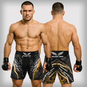 Pantalones Cortos para Hombre, Shorts Transpirables de Bolsillo, Secado Rápido, Alta Calidad, Personalizados, UFC, Entrenamiento de Competición MMA - Product Image 1