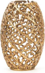 Floreros pequeños de Metal estilo flor para decoración del hogar regalo Flor de hierro costera Mesa moderna florero decorativo de aluminio - Product Image 5