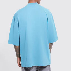 Camiseta de algodón 100% de alta calidad para hombre, cómoda, holgada, Material suave, fabricación sostenible, precio bajo - Product Image 3