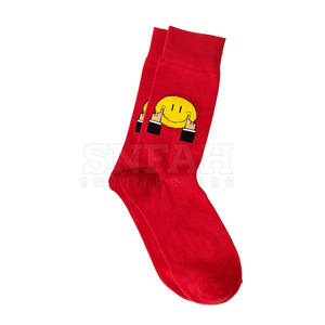 Chaussettes Crew en coton de haute qualité pour hommes Designer Casual Imprimé Logo personnalisé Tissé Corps respirant Commande minimum 10 paires - Product Image 4