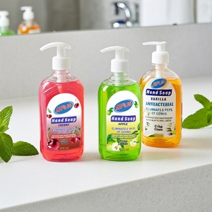 A PLUS Liquid Hand <b>Soap</b>-99.9% Germ-Killing Gentle on Skin with Pleasant <b>Scents</b> of Apple Vanilla & Cherry-Rumphi Enterprises - Product Image 1