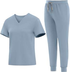 Tenues d'infirmière, uniformes médicaux, ensembles d'infirmières pour hôpital, ensembles personnalisés et en gros pour femmes, ensemble à manches courtes, BY BS 2026 - Product Image 3