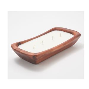 Bol à pâte en bois rustique de qualité alimentaire, fabriqué en Inde, bol à bougie en bois pour la décoration de la ferme, bol en bois non fini, qualité supérieure - Product Image 3