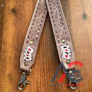 Pièces de sac pour femmes Accessoires de sac à bandoulière en cuir usiné à la main Fabricant de sangles de remplacement en cuir de vache Crossbody Purse Straps - Product Image 1