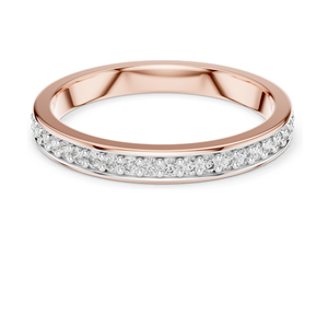 Bague en diamant de laboratoire 0,16 CT pour femme, clarté VVS-VS EF, disponible en or 18 carats, 14 carats, 10 carats et argent 925, rose, jaune - Product Image 2