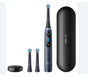 Oral-B iO Series 8 <b>Electric</b> <b>Toothbrush</b> with 3 Brush <b>Heads</b>, Violet Ametrine - Product Image 2