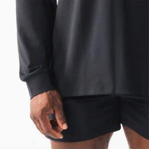 CLonustom โลโก้พิมพ์ผู้ชายเย็บปักถักร้อยธรรมดาขนาดใหญ่กีฬาสวมใส่ Dry Fit G แขนเสื้อยืด UnisexB - Product Image 6