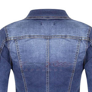 Veste en jean personnalisée pour femmes, veste de mode décontractée et respirante pour femmes, veste à manches longues avec plusieurs poches pour dames - Product Image 6