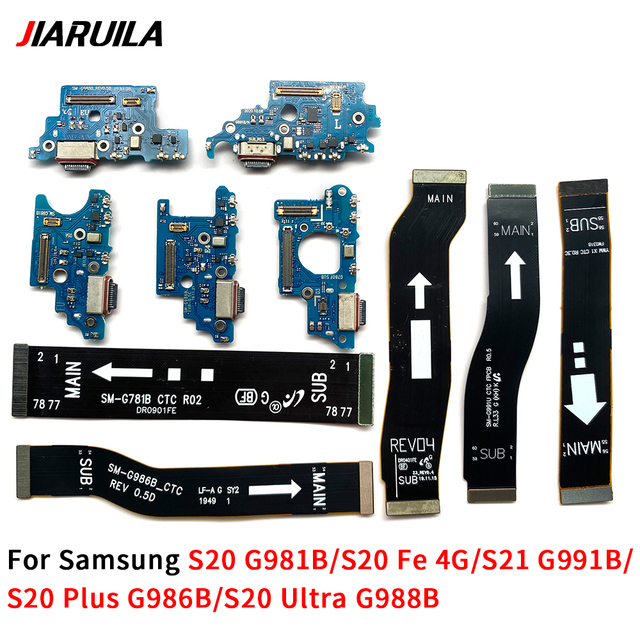 Charging Charger Dock Port Board for Samsung S20 Fe 4G G780 S20 Plus Ultra G981B G986B G988B S21 G991B De Carga Flex