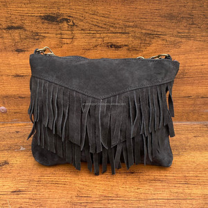 2024 Fashion Women's Sling Crossbody Bag Ladies High Quality Suede Leather Fringe Small Shoulder Bag Ladies Tassel Handbag Purse - Product Image 2