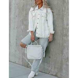 เสื้อแจ็คเก็ตหนังผู้หญิง แฟชั่น กันลม ขายดี - Product Image 3