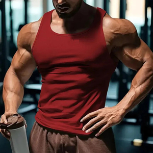 Débardeur d'entraînement de gymnastique sans manches chemise de musculation Fitness Muscle Vest Sports Training Tee Lightweight Activewear Summer - Product Image 4
