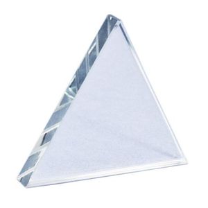 Gigante 180X180X25mm Acrílico <span class=keywords><strong>Triangular</strong></span> Prisma Equilátero Ángulo recto Bloque de vidrio óptico - Product Image 1