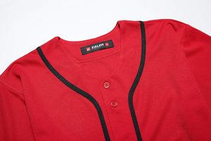 Venta al por mayor camiseta de béisbol personalizada sublimación equipo camiseta jóvenes hombres mujeres entrenamiento uniforme camiseta de béisbol - Product Image 6