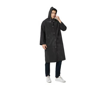 Raincoat Design 2025 Hot Sale New Custom <b>Men</b> Polyester Pvc Coating Top Selling Trendy Raincoat - Product Image 4