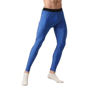 Collants de compression pour hommes en polyester et élasthanne, légers, extensibles, pour la gym, anti-transpiration, respirants, fitness - Product Image 3