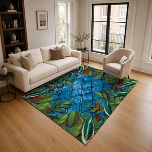<b>RUGS</b> DEPOT LXDP-0541 Wholesale Multicolor Neutral Modern Abstract Digital Printed Machine Washable Chenille Area <b>Rug</b> <b>Non</b> <b>Slip</b> - Product Image 2