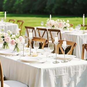 Juego moderno de 3 candelabros de cristal transparente y candelabros decorativos para decoración del hogar boda fiesta aniversario - Product Image 1