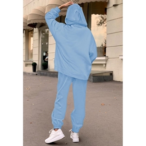 Nuevo diseño 2025, chándales informales de lana de alta calidad para mujer, etiqueta personalizada, chándal de mujer con sublimación caliente del mejor fabricante - Product Image 5
