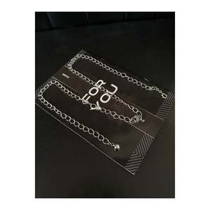 <b>Chain</b> Silver Detailed Women's Waist <b>Chain</b> Waist <b>Belt</b>, Dress <b>Belt</b>, Skirt <b>Belt</b>, Trouser <b>Belt</b> - Silver - Product Image 2